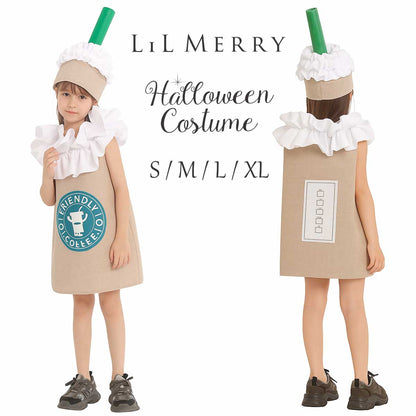 Japanese direct delivery little witch 110-140cm girls Halloween cosplay costume Halloween ghost special
