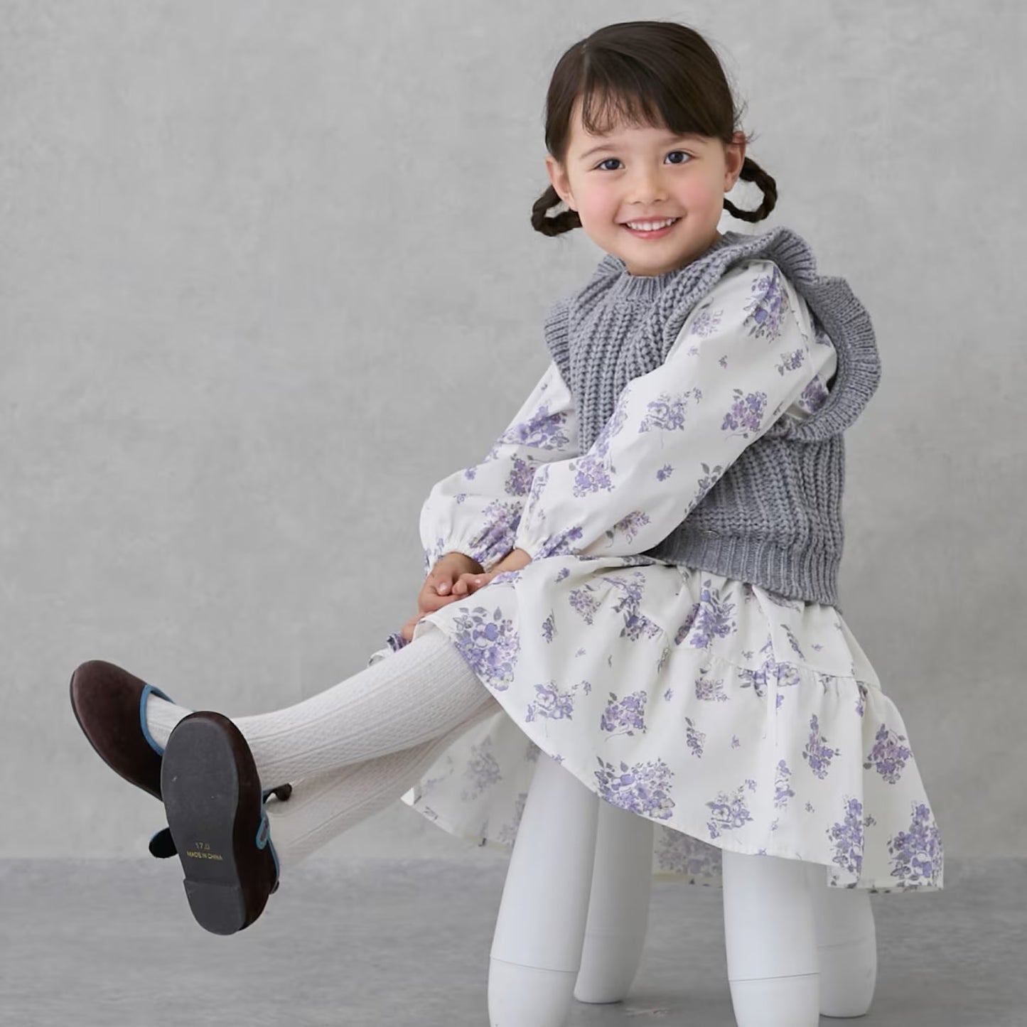 日本童裝 pe#main 針織背心連身裙套裝 80-130cm 女童款 冬季 TOPS DRESSES