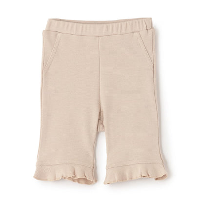 日本童裝 pe#main 防污系列 七分長荷葉邊褲 80-130cm 女童款 夏季 PANTS