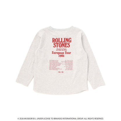 日本童裝 Slap Slip x The Rolling Stones 印花長袖上衣 80-130cm 男童款/女童款 秋季 TOPS 其他品牌童裝