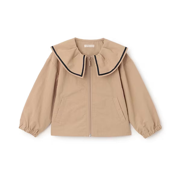 日本童裝 Ly# mine 荷葉領外套 100-150cm 女童款 秋季 OUTERWEAR