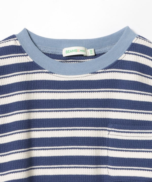 日本童裝 BEAMS mini 華夫紋上衣 90-140cm 男童款 夏季 TOPS