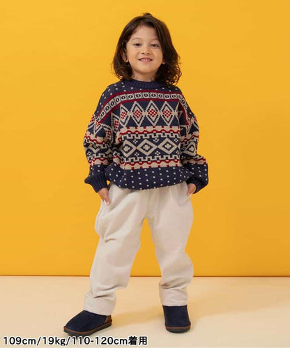 日本童裝 BREEZE 針織冷衫 80-140cm 男童款/女童款 冬季 Tops Christmas 聖誕快樂特輯 聖誕服裝/飾物配件