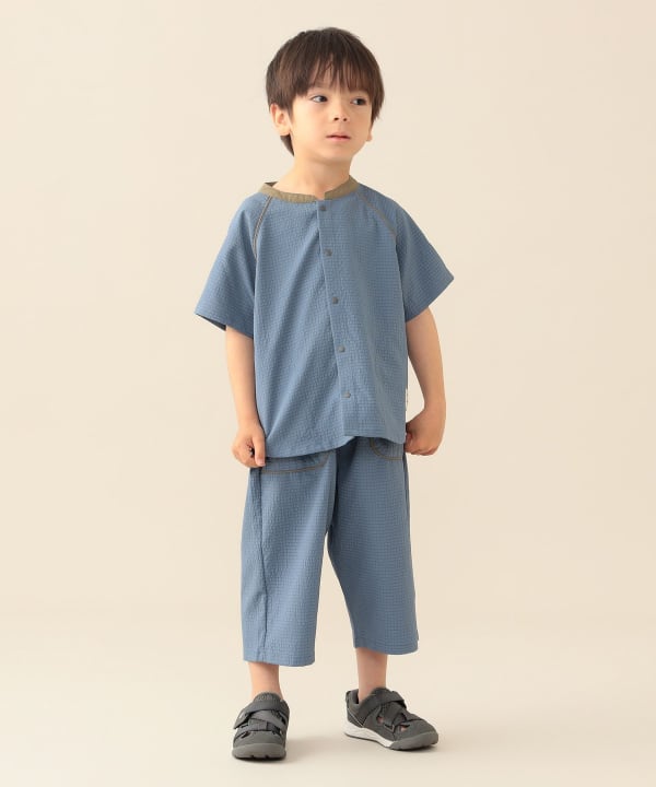 日本童裝 BE#AMS mini 水陸兩用 吸水速乾 襯衫 90-140cm 男童款 夏季 PANTS 夏日玩水泳衣特輯