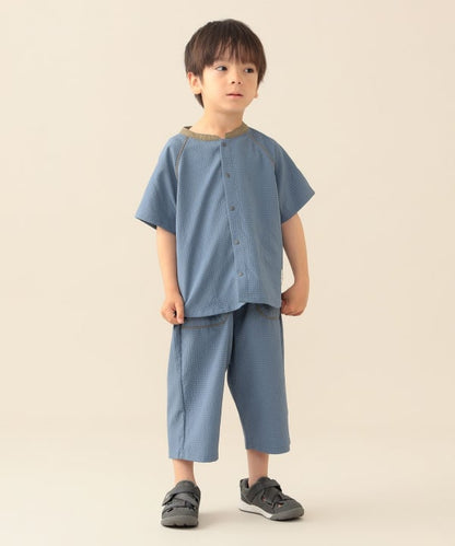 日本童裝 BE#AMS mini 水陸兩用 吸水速乾 襯衫 90-140cm 男童款 夏季 PANTS 夏日玩水泳衣特輯