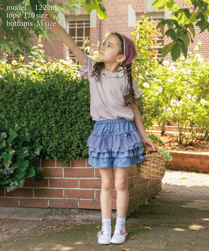 Japanese children's clothing panpantutu bow heart skirt 80-140cm girls summer dresses 