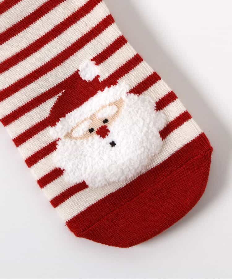 日本童裝 apres les cours 緊身褲 70-80cm 男童款/女童款 初生嬰兒 冬季 PANTS Christmas 聖誕快樂特輯 聖誕服裝/飾物配件 聖誕紅/新年紅