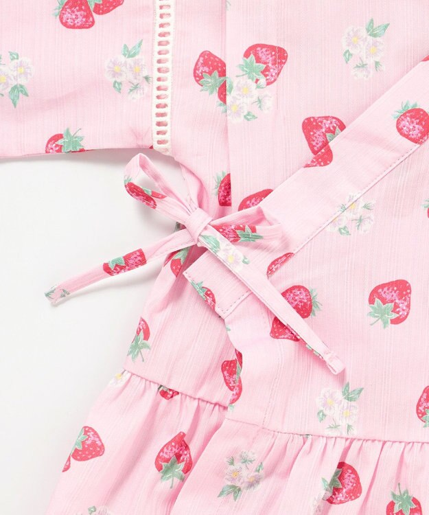 日本童裝 aF#a325 日本甚平 日本和服 90-130cm 女童款 夏季 TOPS PANTS 日本夏祭慶典特輯