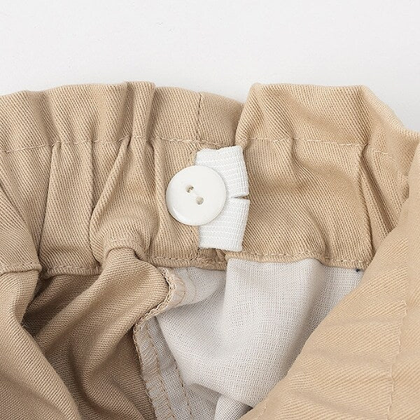 日本童裝 Ly# mine 裝飾絲帶側開衩長褲 100-150cm 女童款 秋季 PANTS