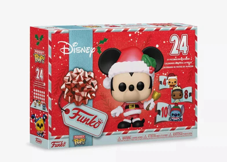 日英美直送  FUNKO Pocket Pop! Disney 24-Day Countdown Advent Calendar 聖誕倒數日曆 大人款/兒童款 聖誕快樂特輯 不參與$900免運 滿$900可加$25免運到順豐站/智能櫃 Christmas Advent Calendars 2026