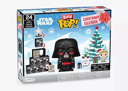日英美直送 FUNKO Bitty Pop! Star Wars 24-Day Countdown Advent Calendar 聖誕倒數日曆 大人款/兒童款 聖誕快樂特輯 不參與$900免運 滿$900可加$25免運到順豐站/智能櫃 Christmas Advent Calendars 2026