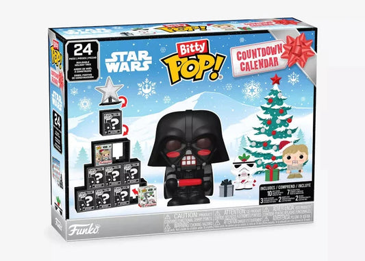日英美直送 FUNKO Bitty Pop! Star Wars 24-Day Countdown Advent Calendar 聖誕倒數日曆 大人款/兒童款 聖誕快樂特輯 不參與$900免運 滿$900可加$25免運到順豐站/智能櫃 Christmas Advent Calendars 2026