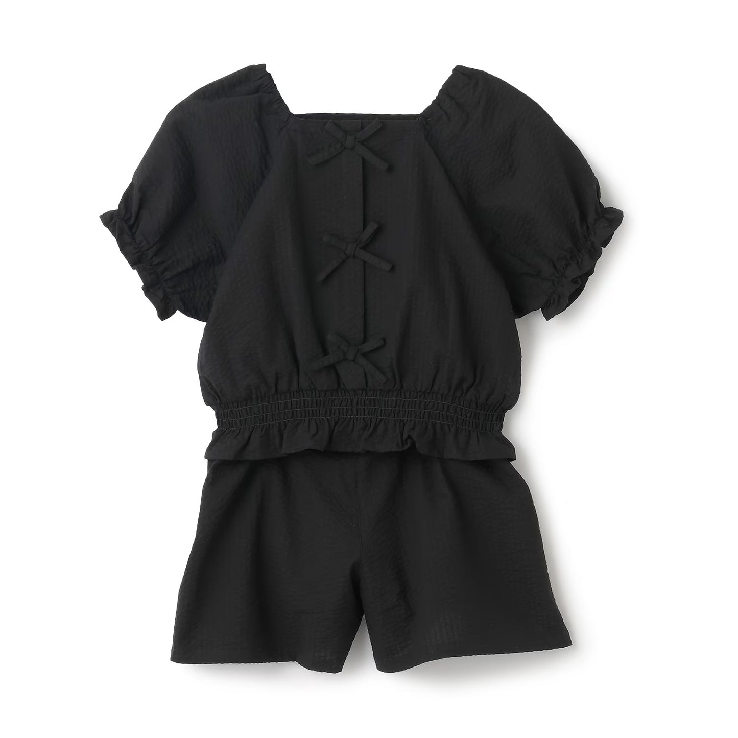 Japanese children's clothing Ly# mine tank top and shorts set 100-150cm girls summer TOPS PANTS 