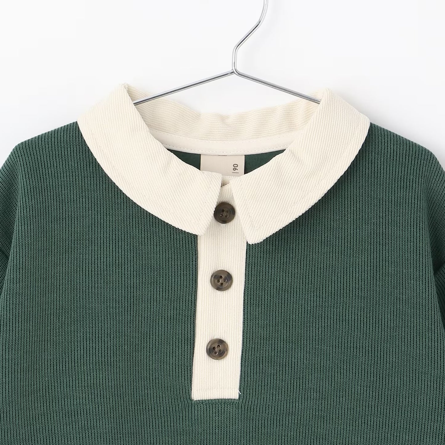 日本童裝 pe#main 抓毛翻領衛衣 90-130cm 男童款 冬季 TOPS