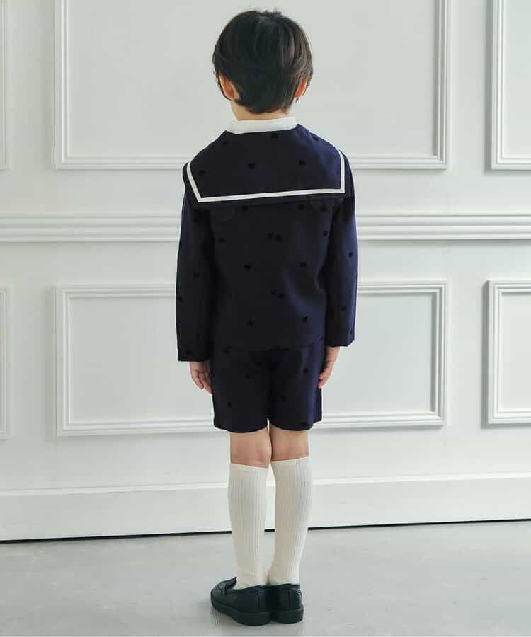 日本童裝 apres les cours x tiny bear 水手領外套 90-120cm 男童款 冬季 OUTERWEAR 面試/宴會/表演 兒童服飾