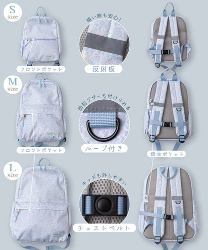 日本直送 panpantutu x Sanrio Cinnamoroll 防水系列 可繡名 背囊 S-L 包系列 其他品牌