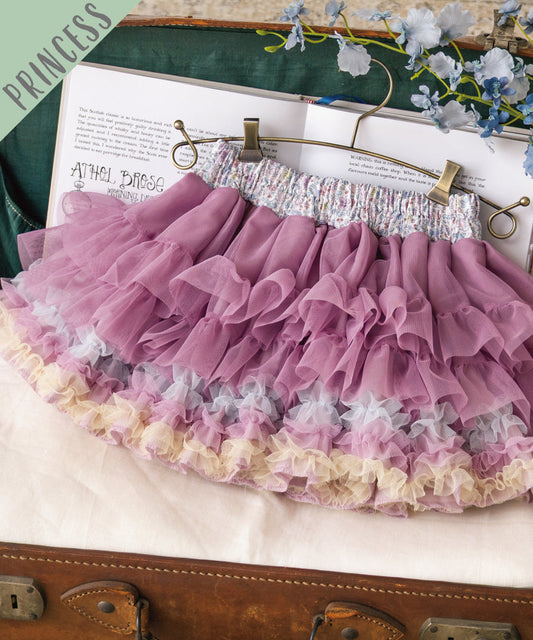 日本童裝 panpantutu 小芙蓉丁香 tutu裙 70-140cm 女童款 初生嬰兒 夏季 SKIRTS