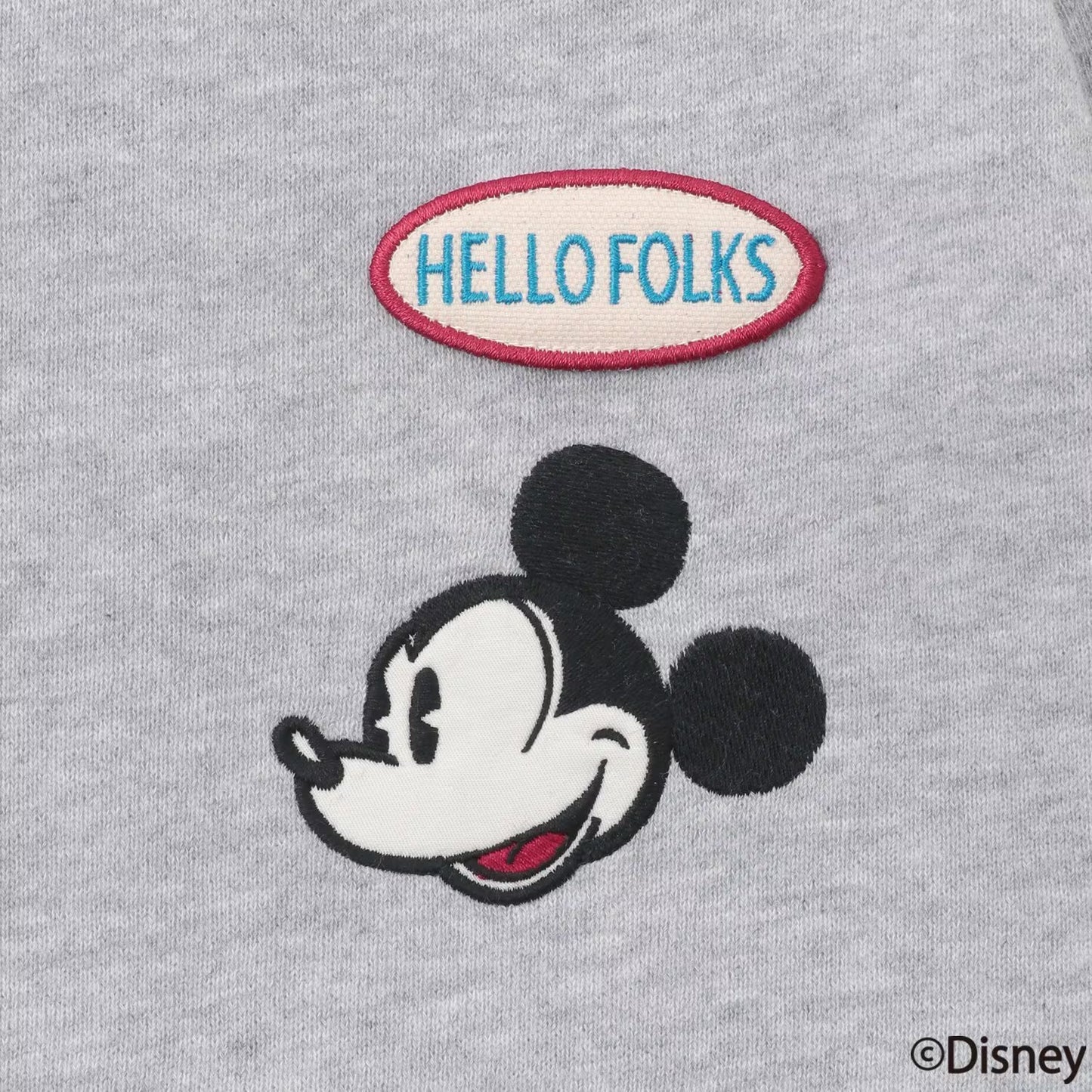 日本童裝 pe#main x Disney 貼布衛衣 80-130cm 男童款 秋季 TOPS