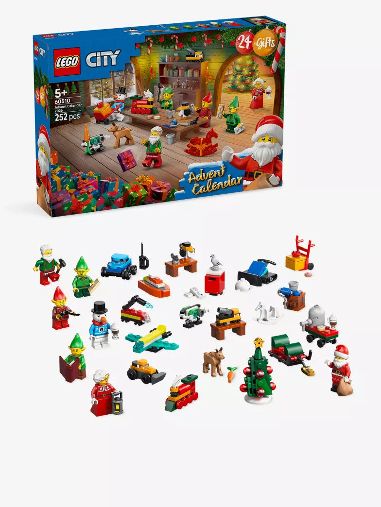 日英美直送 LEGO® City Advent Calendar 2026 聖誕倒數日曆 兒童款 聖誕快樂特輯 不參與$900免運 滿$900可加$25免運到順豐站/智能櫃 Christmas Advent Calendars 2026