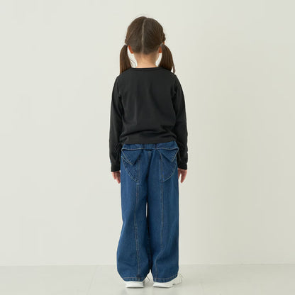 日本童裝 Ly# mine x Lovely MongMong 印花上衣 100-140cm 女童款 秋季 TOPS