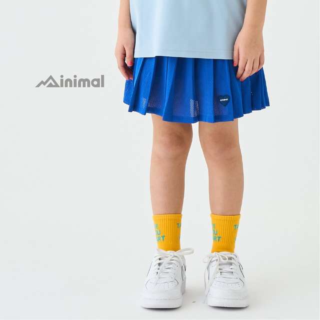 Japanese children's clothing mini#ML pleated skirt 100-140cm girls summer SKIRTS 