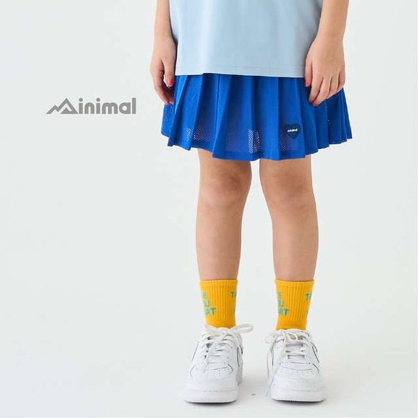 日本童裝 mini#ML 百摺短裙 100-140cm 女童款 夏季 SKIRTS