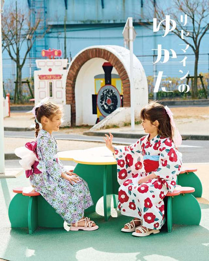 Japanese Children's Clothing Ly# mine Yukata Japanese Kimono 100-130cm Girls Summer Dresses Japanese Summer Festival Special [Japan Pre-sale: Mid-April 2025] 