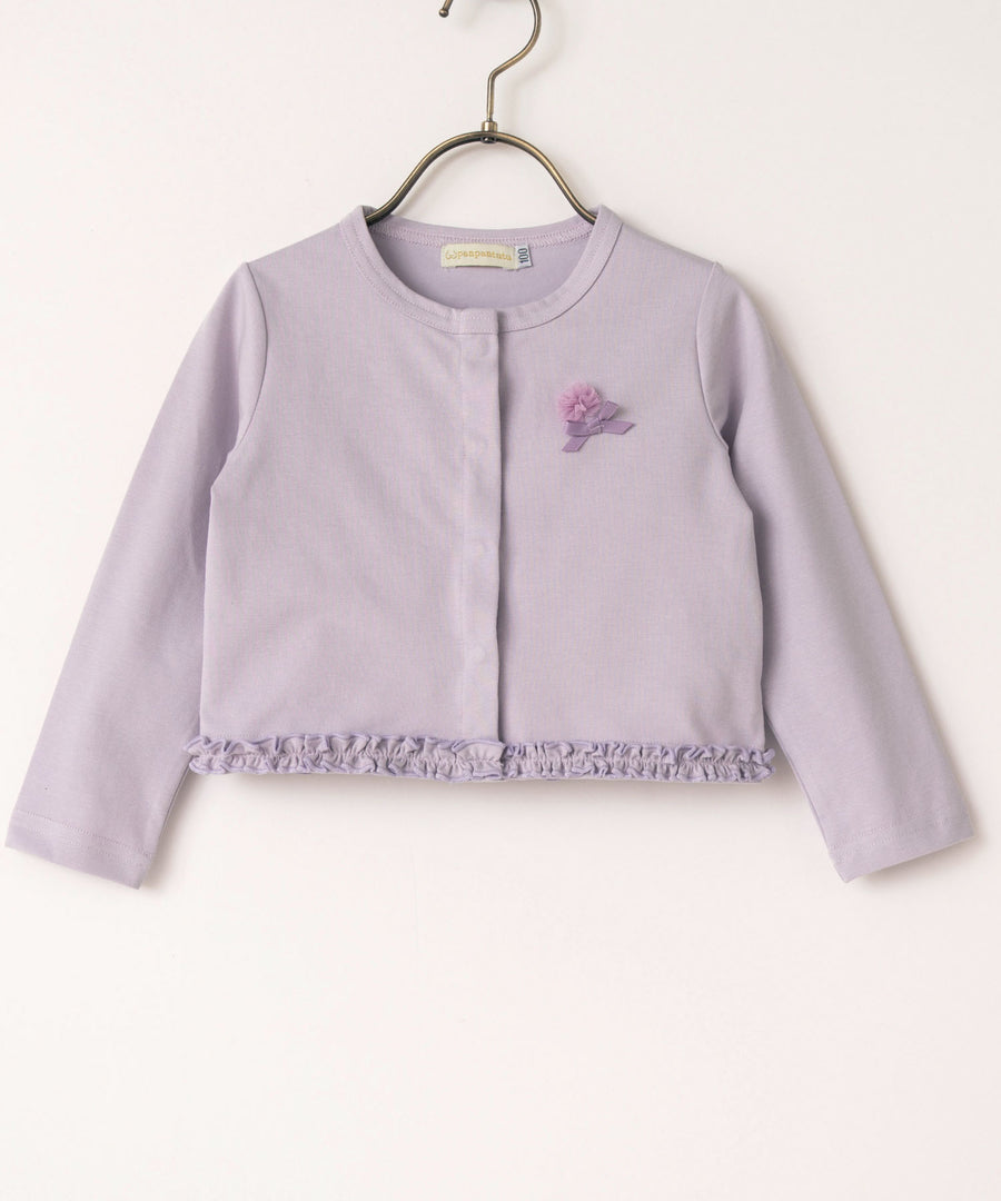 日本童裝 panpantutu 防UV 接觸冷感 抗菌 荷葉邊外套 80-150cm 女童款 夏季 OUTERWEAR