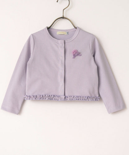 日本童裝 panpantutu 防UV 接觸冷感 抗菌 荷葉邊外套 80-150cm 女童款 夏季 OUTERWEAR