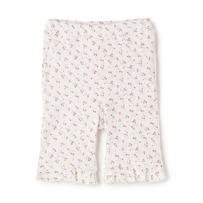 日本童裝 pe#main 防污系列 七分長荷葉邊褲 80-130cm 女童款 夏季 PANTS