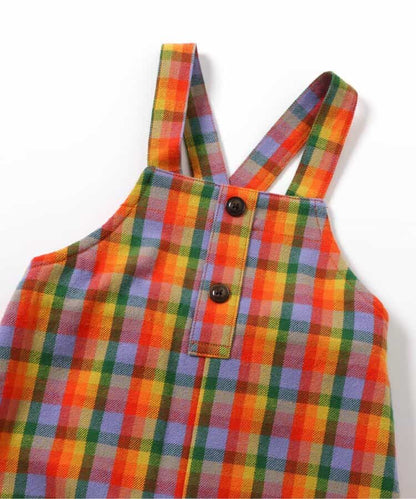 日本童裝 BREEZE 上衣及格仔連衣 80cm 男童款 初生嬰兒 冬季 Jumpsuit Christmas 聖誕快樂特輯 聖誕服裝/飾物配件 聖誕紅/新年紅