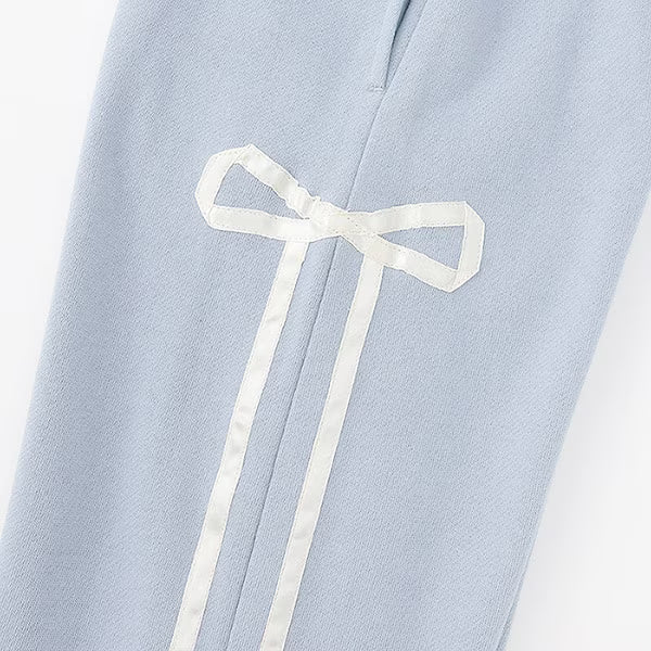 日本童裝 Ly# mine 蝴蝶結闊腿褲 100-150cm 女童款 秋季 PANTS