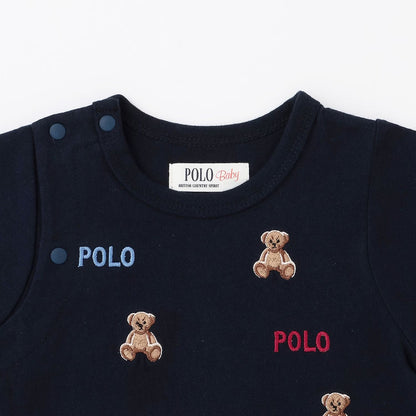 日本童裝 pe#main x【POLO BCS】2Way 連衣 50-70cm 男童款/女童款 初生嬰兒 秋季 Jumpsuit