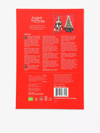 日英美直送 ENGLISH TEA SHOP Tea Book Advent Calendar 370g 聖誕倒數日曆 大人款 聖誕快樂特輯 不參與$900免運 滿$900可加$25免運到順豐站/智能櫃 Christmas Advent Calendars 2026