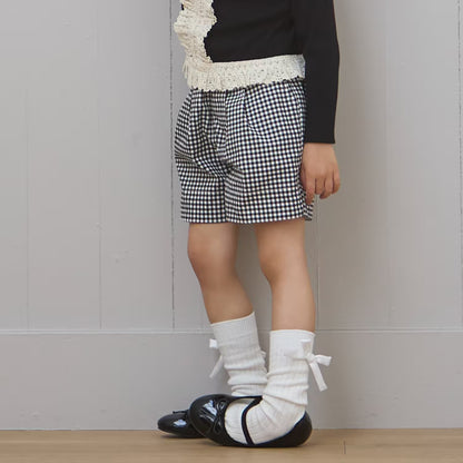 日本童裝 pe#main 背面蝴蝶結短褲 80-130cm 女童款 夏季 PANTS