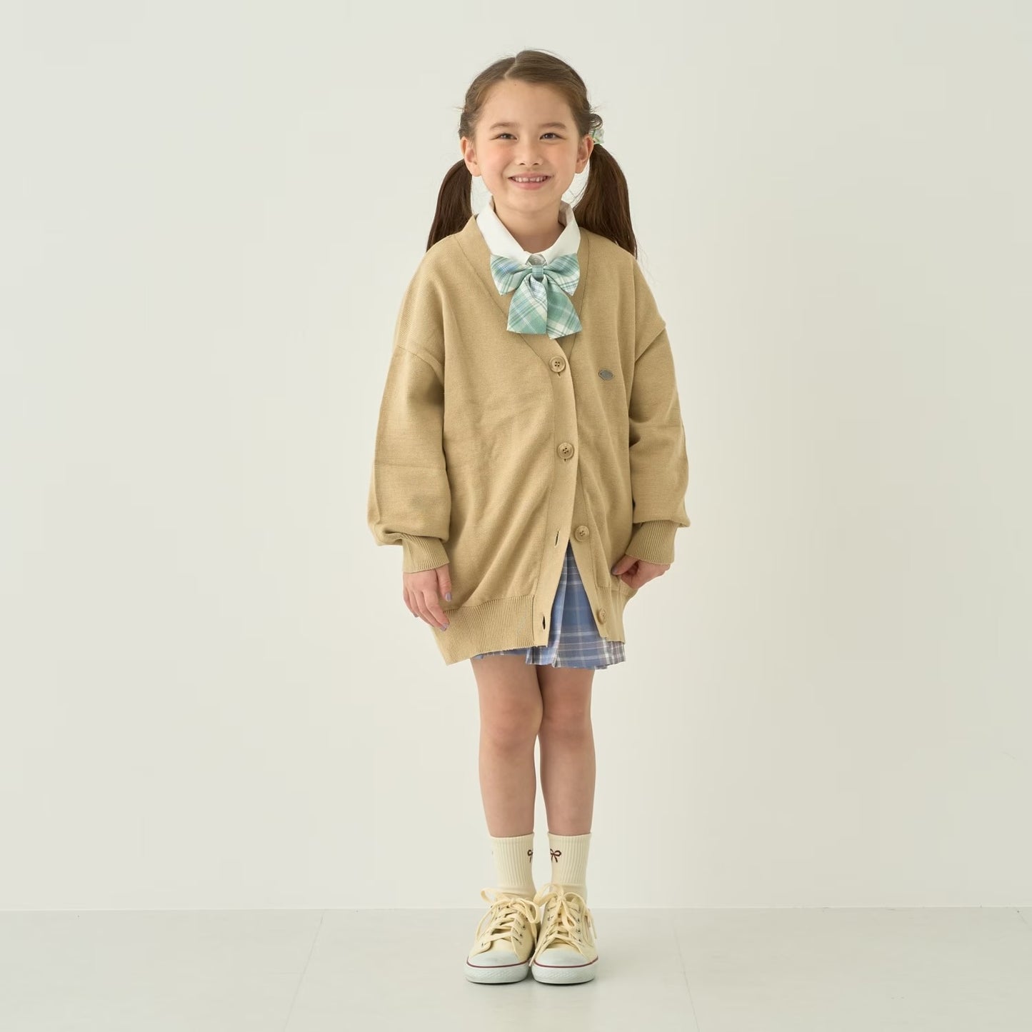 日本童裝 Ly# mine 學生妹薄針織外套 100-150cm 女童款 秋季 OUTERWEAR 萬聖節 Cosplay服裝 Halloween攪鬼特輯