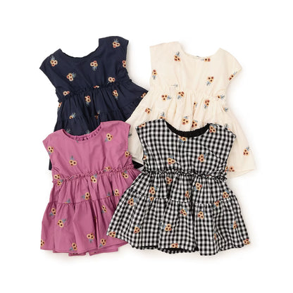 Japanese children's clothing Ly# mine tank top and shorts set 100-150cm girls summer TOPS PANTS 