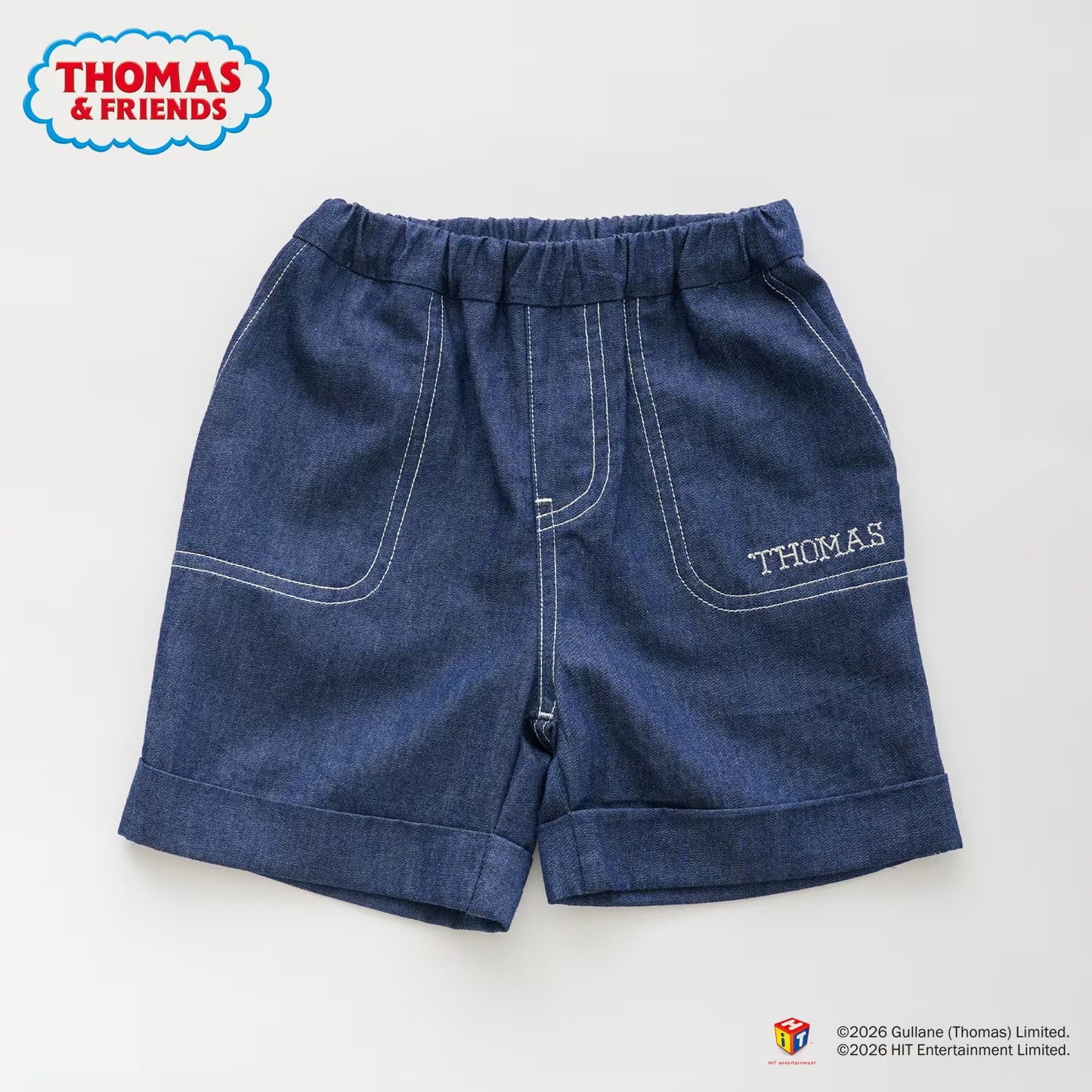 日本童裝 pe#main x Thomas 休閒短褲 80-130cm 男童款 夏季 PANTS