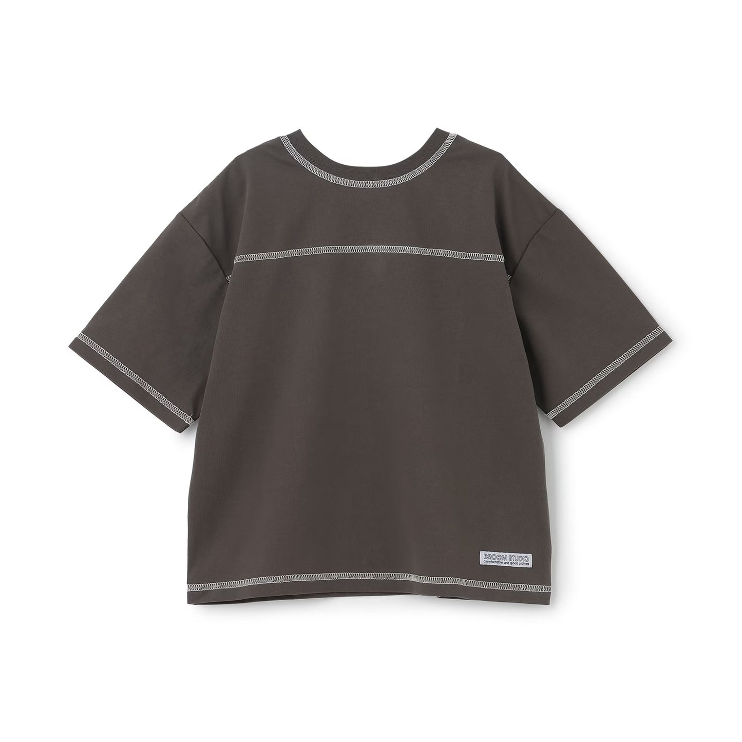 日本童裝 b・R# 防UV 隔熱布料 2Way 前後兩著 撞色拼接上衣 100-140cm 男童款 夏季 TOPS