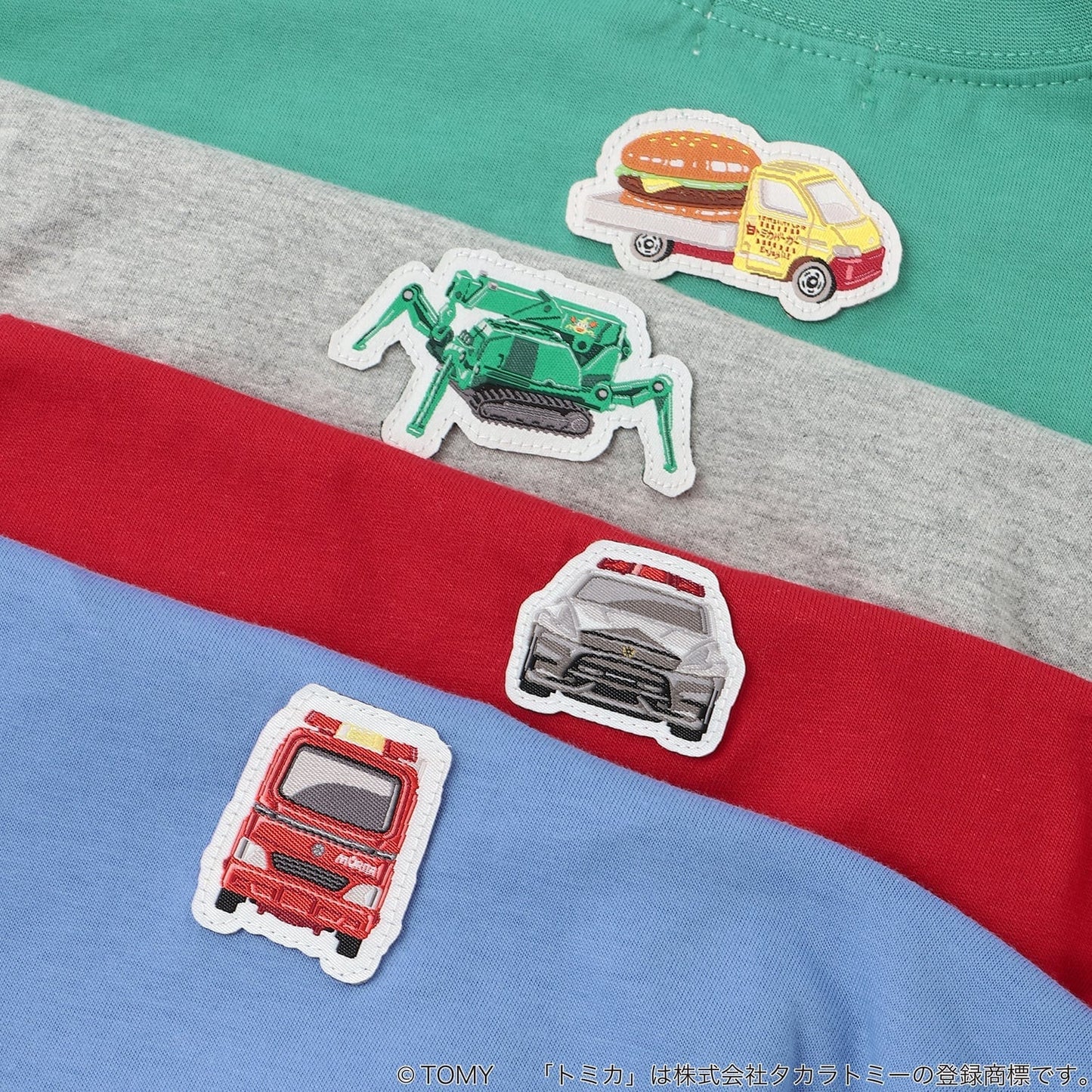 日本童裝 b・R# x Tomica 印花上衣 90-130cm 男童款 秋季 TOPS