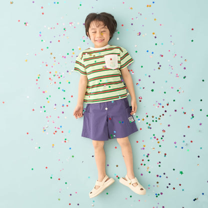 Japanese children's clothing Ly# mine tank top and shorts set 100-150cm girls summer TOPS PANTS 
