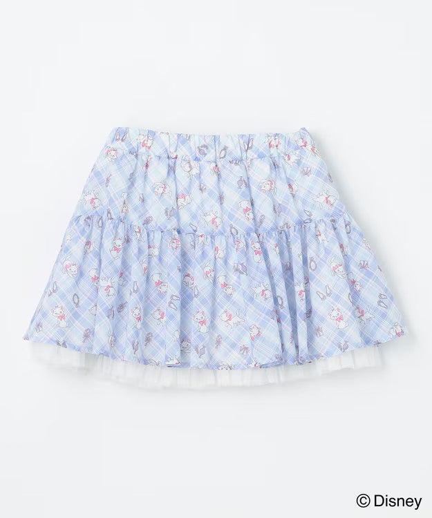 日本童裝 aF#a325 x Disney Marie 格子短裙 110-160cm 女童款 夏季 SKIRTS