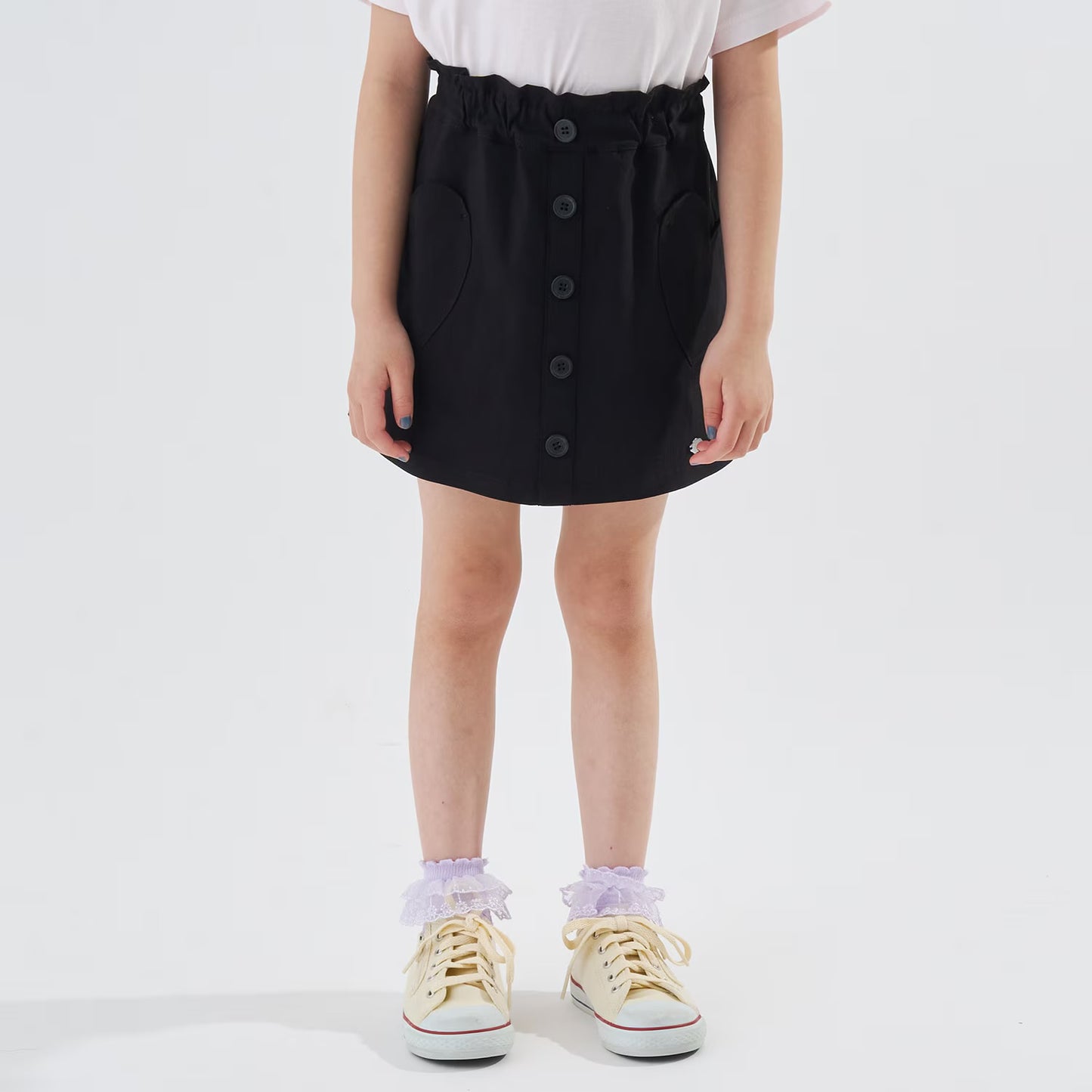 日本童裝 Ly# mine 心型口袋裙褲 100-140cm 女童款 夏季 PANTS