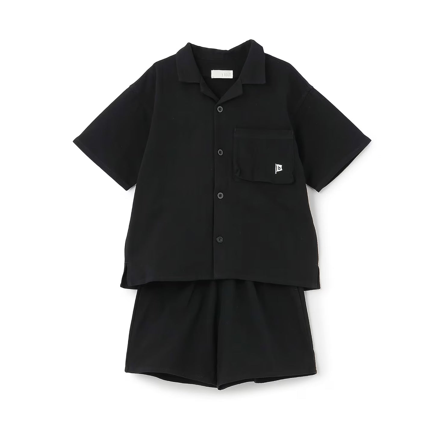 日本童裝 b・R# 襯衫短褲兩件套裝 100-140cm 男童款 夏季 TOPS PANTS