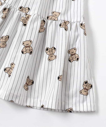 日本童裝 apres les cours x tiny bear 連第裙 90-120cm 女童款 冬季 DRESSES 面試/宴會/表演 兒童服飾