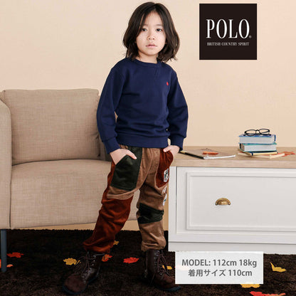 日本童裝  SLAP SLIP x POLO BCS Logo印花衛衣 80-130cm 男童款/女童款 秋季 TOPS