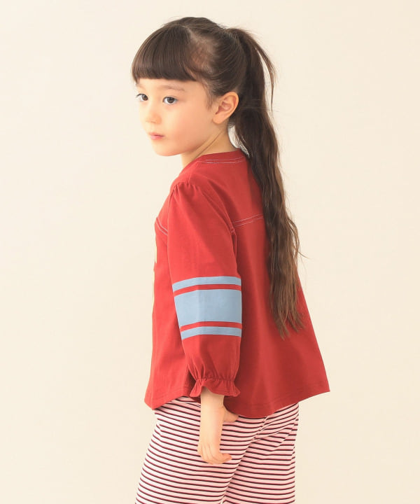 日本童裝 BE#AMS mini 編號印花上衣 90-140cm 女童款 夏季 TOPS