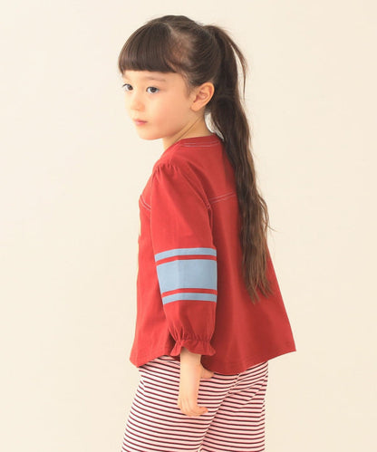 日本童裝 BE#AMS mini 編號印花上衣 90-140cm 女童款 夏季 TOPS