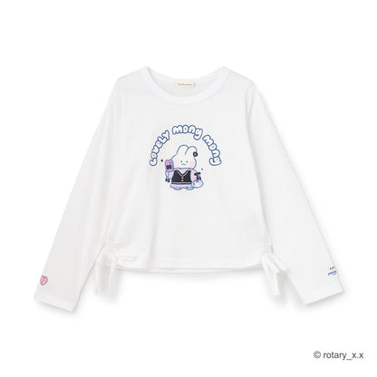 日本童裝 Ly# mine x Lovely MongMong 印花上衣 100-140cm 女童款 秋季 TOPS