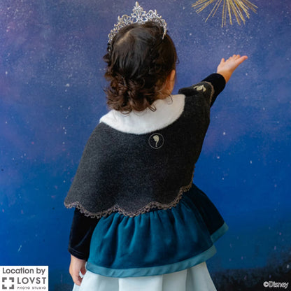 日本童裝 pe#main x Disney Princess 公主披風 80-130cm 女童款 秋季 OUTERWEAR